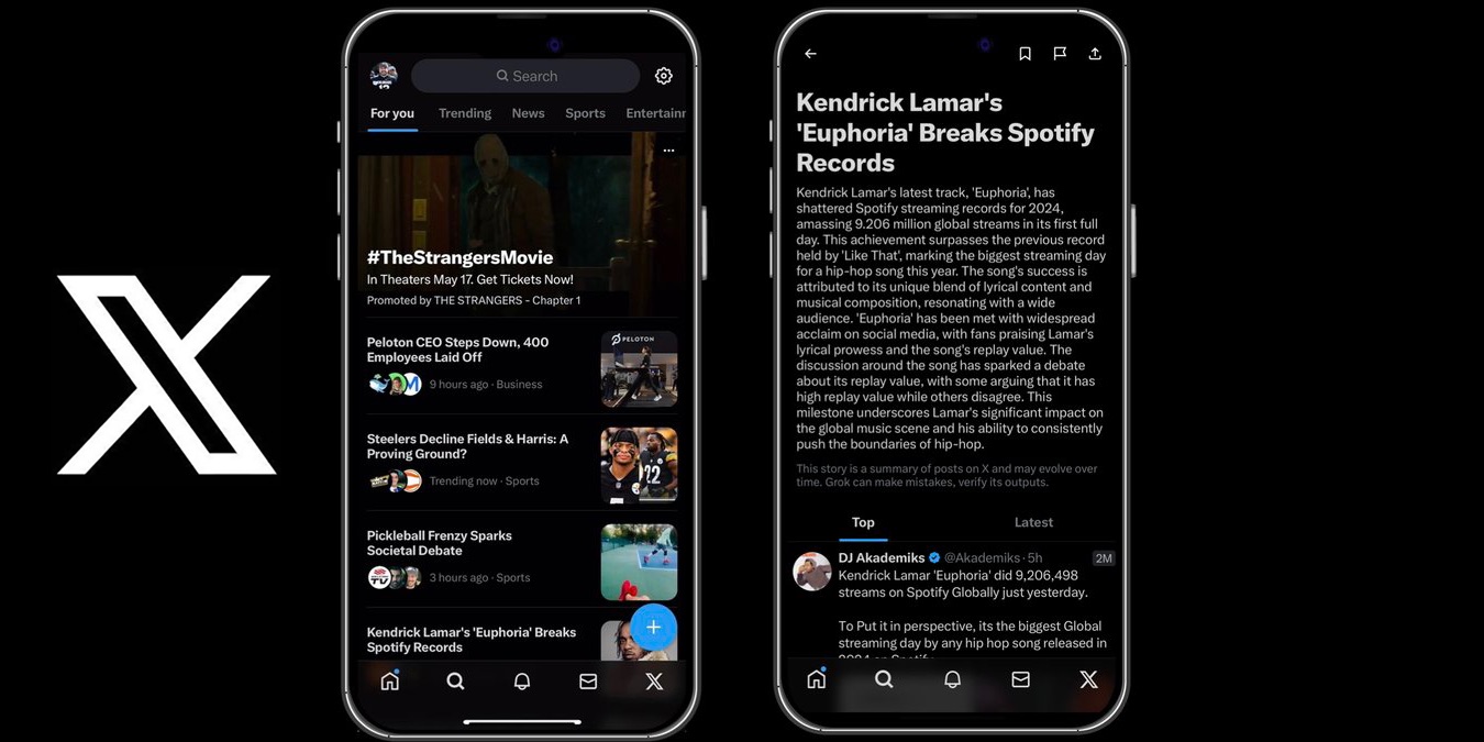 X Launches Stories with Grok AI Personalized News Summaries