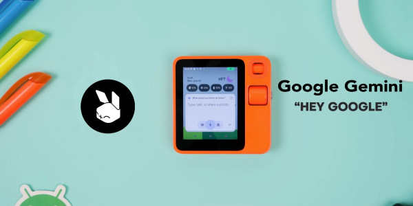 Hacking the Rabbit R1 Device to run Android with Google Gemini AI Assistant